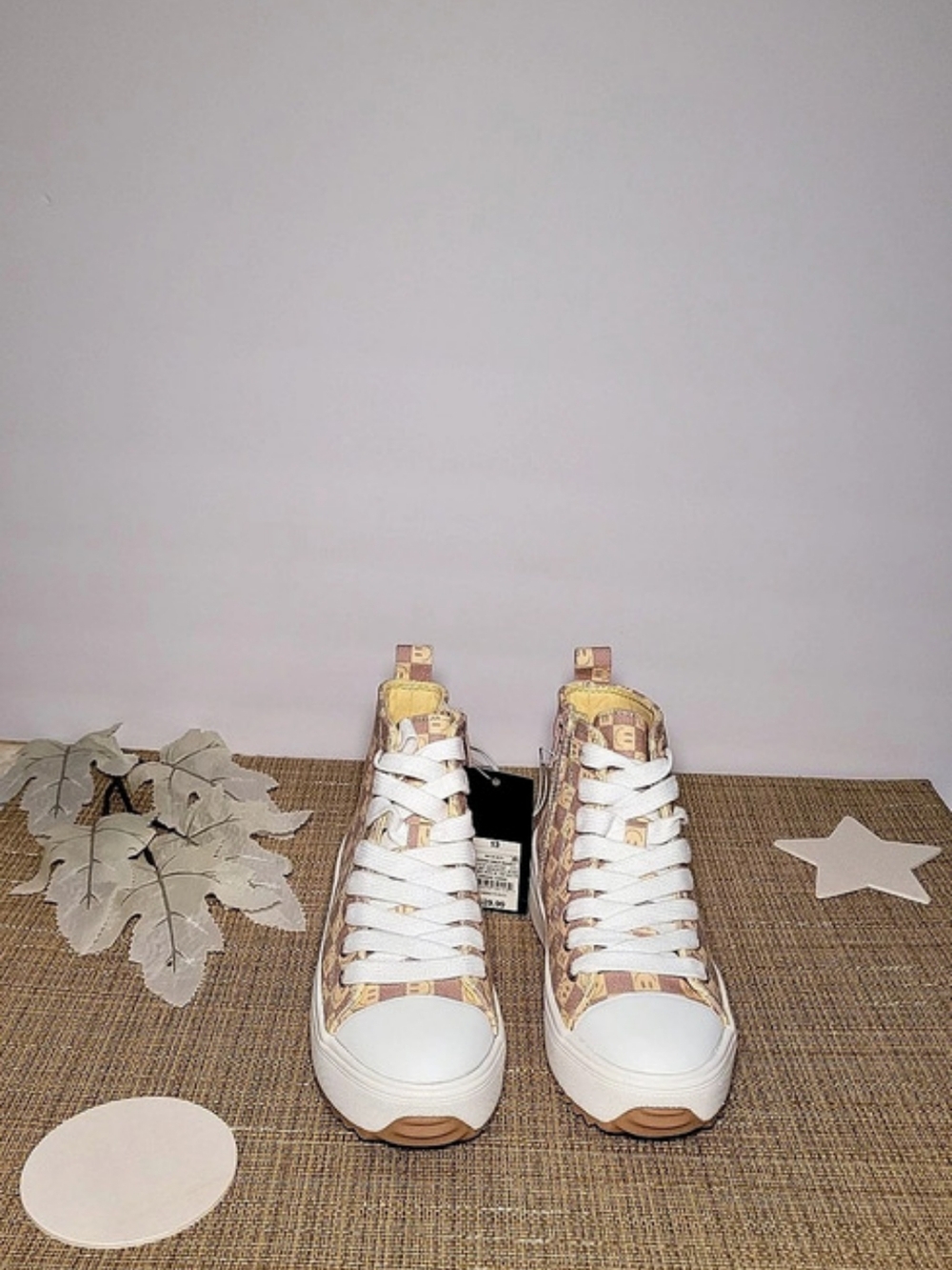 Girl Size-13 Pink & White Sneakers NWT